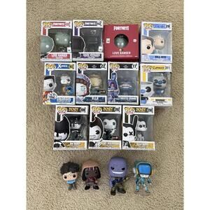 Funko Pop Lot – Fortnite, Bendy, FNAF, Marvel, Cuphead – 15 Figures
